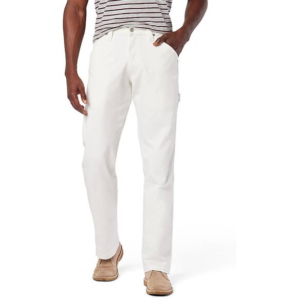 NWT Levi Strauss Signature Gold Men's Carpenter Jeans White 34x32 - Picture 1 of 5